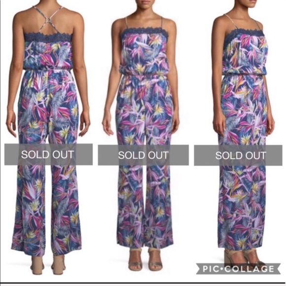 🌻 🆕 Laundry by Shelli Segal Floral Jumpsuit - Picture 3 of 6